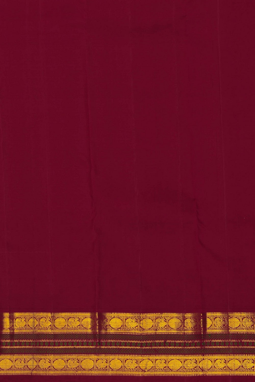 Image of Arani Silk Yellow Saree